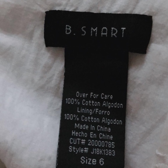 White flower pattern dress - Picture 7 of 7